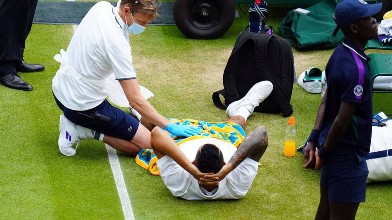 Kyrgios nach Schuh-Panne verletzt raus