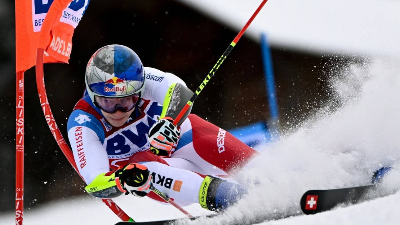 Riesenslalom in Adelboden: Odermatt siegt, Schmid scheidet aus