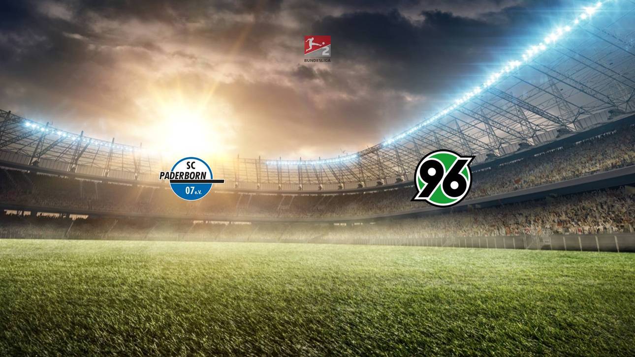 SC Paderborn 07 im Duell mit Hannover 96