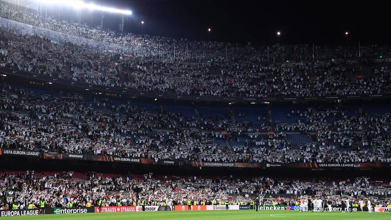 So tricksten Eintracht-Fans Barca aus