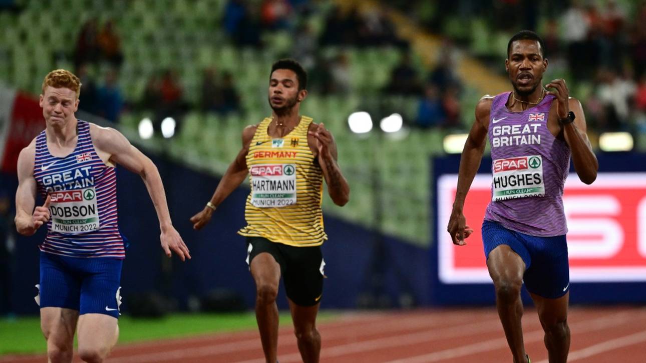 Hartmann Fünfter über 200 m