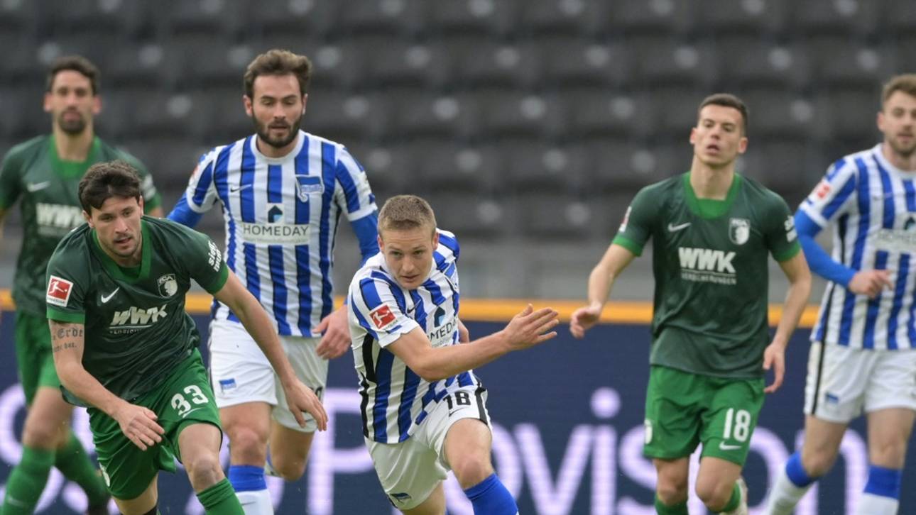Hertha BSC gelingt Befreiungsschlag gegen Augsburg