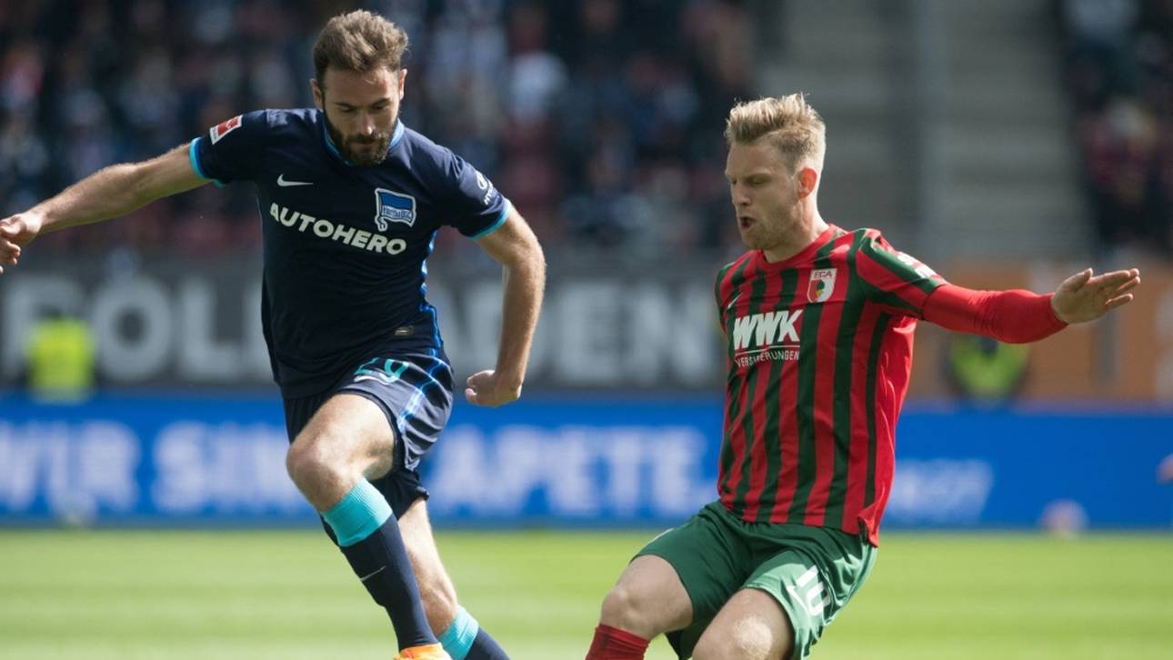 Sieg in Augsburg: Hertha sendet Lebenszeichen