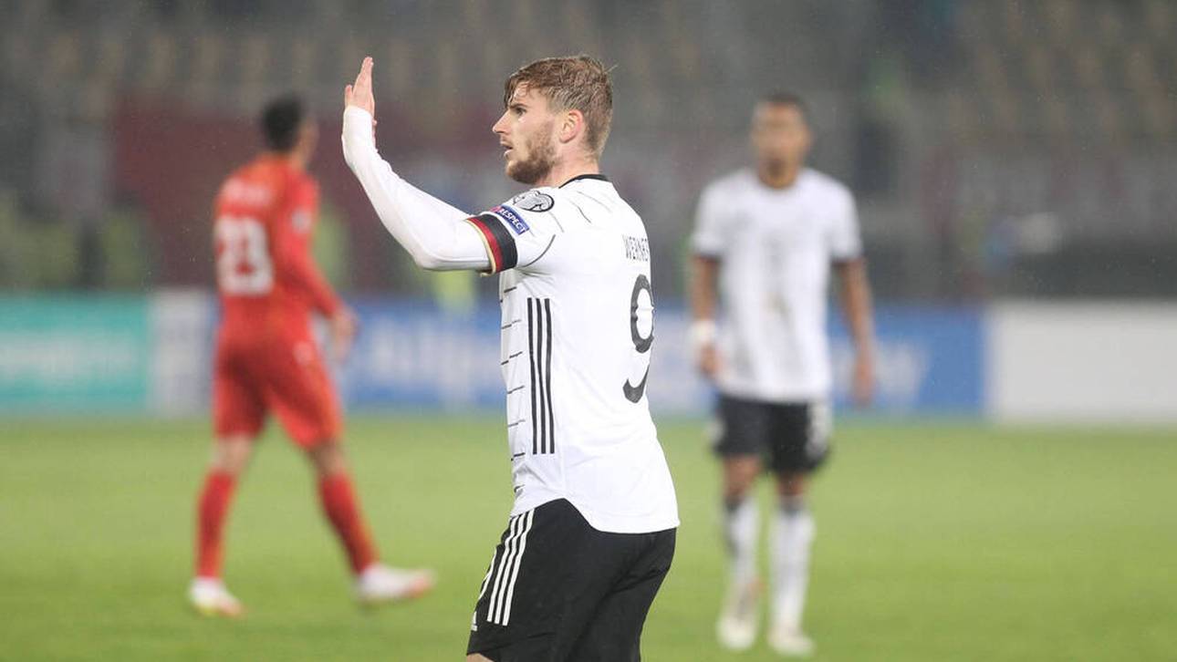 Timo Werner konterte den hämischen Beifall der nordmazedonischen Fans mit einem Doppelpack