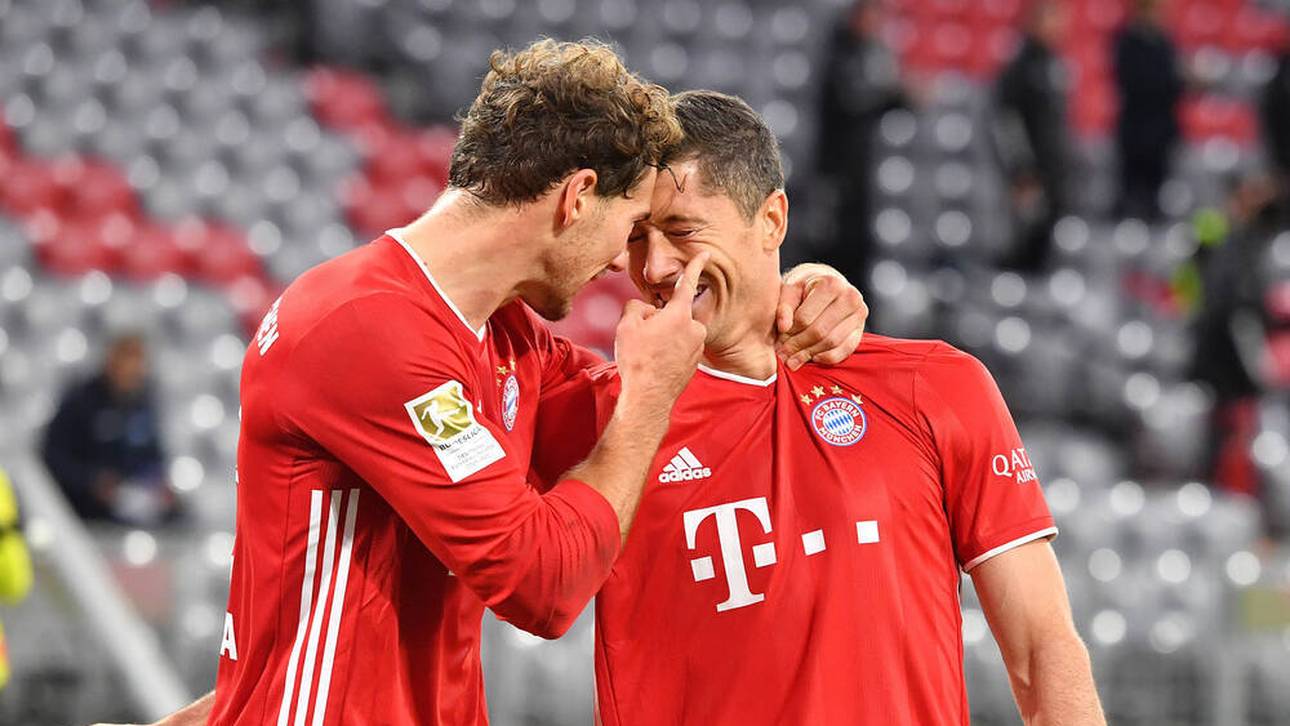 So pushte Goretzka Lewandowski