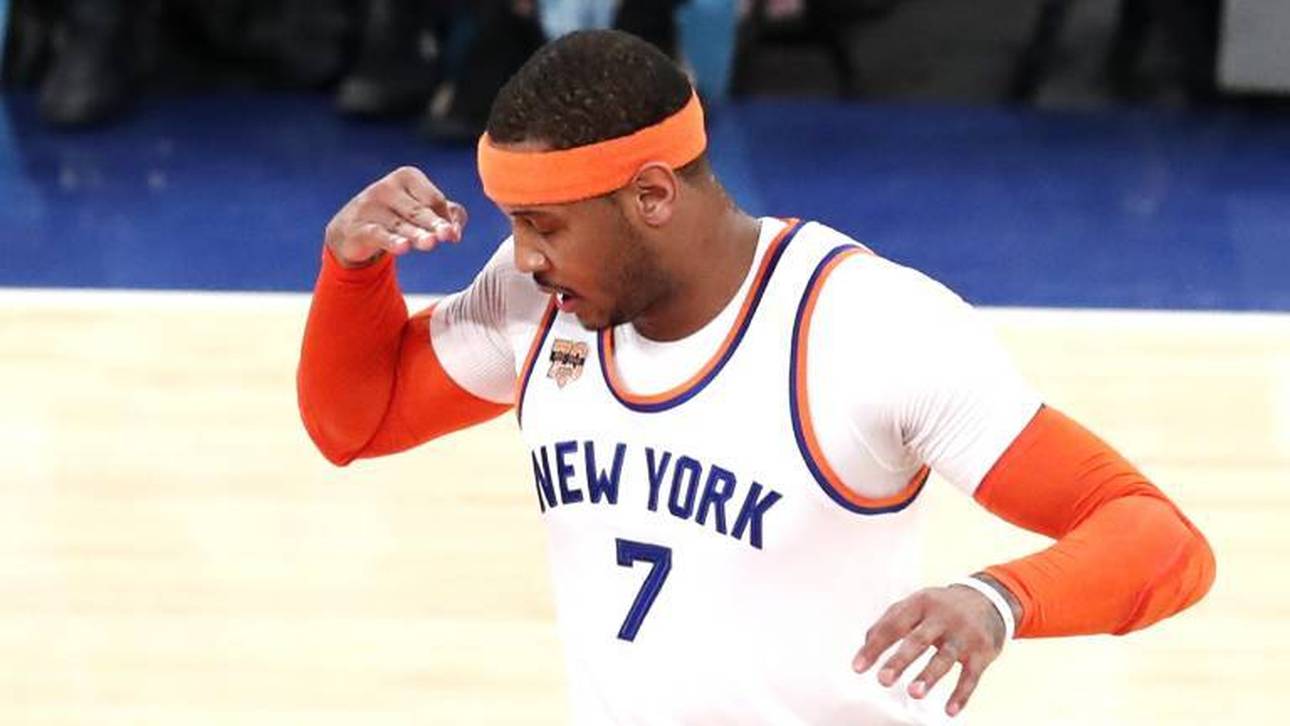 Carmelo Anthony galt bei New York Knicks lange als Heilsbringer für den erhofften NBA-Titel