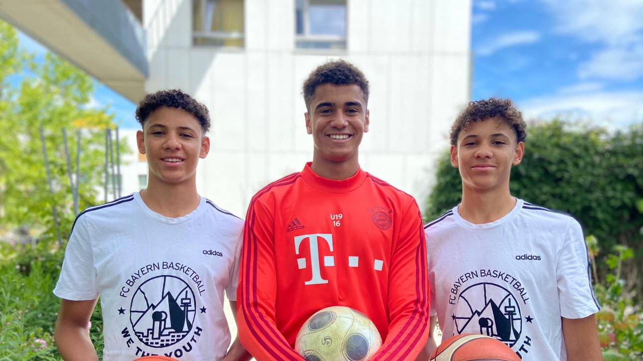 Jamie Lawrence (M.) mit seinen Brüdern Alec und Lenny