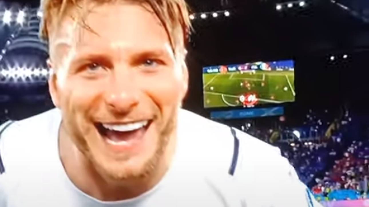 Was Immobile in die Kamera fluchte