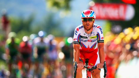 Der Italiener  Luca Paolini wurde bei der letztjährigen Tour de France überführt
