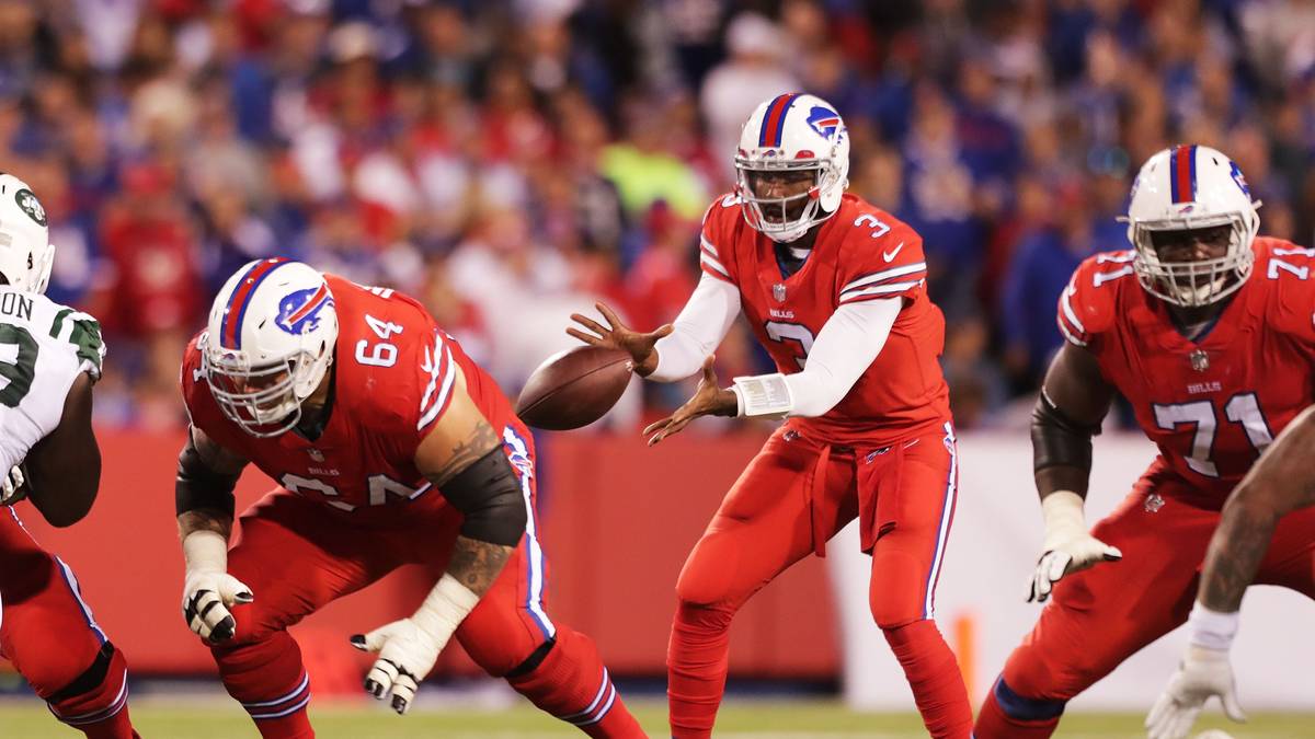 Auch die Buffalo Bills haben ihren Auftritt im Spezialtrikot schon hinter sich. Am 15. September gab es gegen die New York Jets eine 31:37-Niederlage