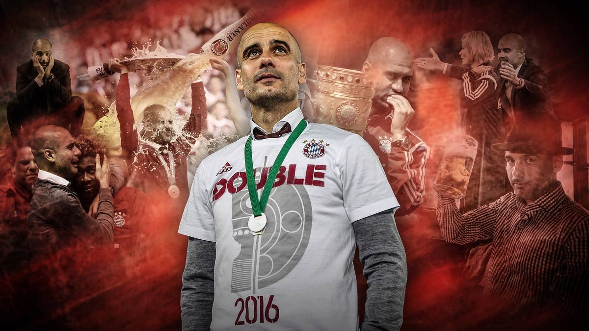 Nur mit dem Champions-League-Titel wollte es nicht klappen. Pep Guardiolas Erfolge beim FC Bayern können sich dennoch sehen lassen. Mit drei Meisterschaften und zwei Pokalsiegen geht es nun nach England zu Manchester City. SPORT1 zeigt Guardiolas Ära in Bildern