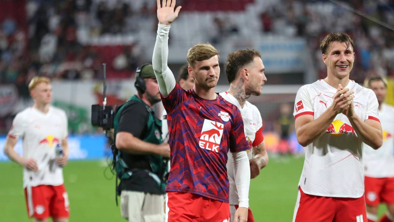 Timo Werner wird gefeiert