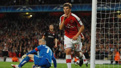 Andrey Arshavin spielte vier jahre lang für den FC Arsenal 