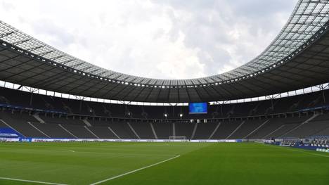 Das Olympiastadion in Berlin ist die Heimstätte von Hertha BSC 