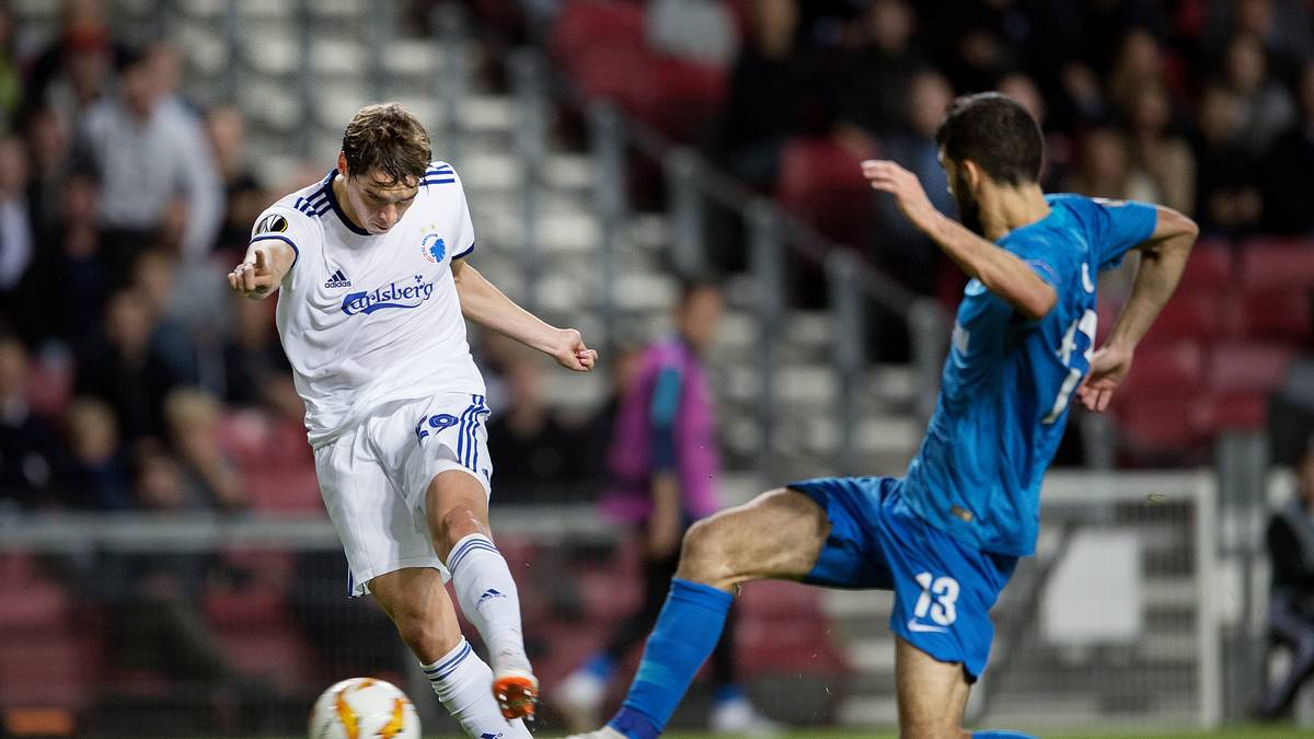 PLATZ 1: Robert Skov (links) und Viktor Fischer (28, FC Kopenhagen; früher 1. FSV Mainz 05): Viktor Fischer 7, 8  Robert Skov 9, 4