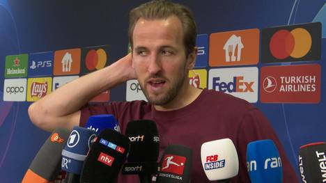 Bayern-Stürmer Harry Kane spricht in der Mixed Zone nach dem Champions-League-Halbfinale gegen Real Madrid über einen möglichen zweiten Elfmeter für den deutschen Rekordmeister.