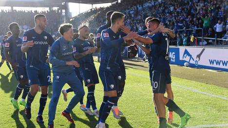 Der VfL Bochum feiert den ersten Sieg der Saison