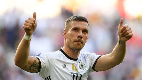 Lukas Podolski im DFB-Trikot