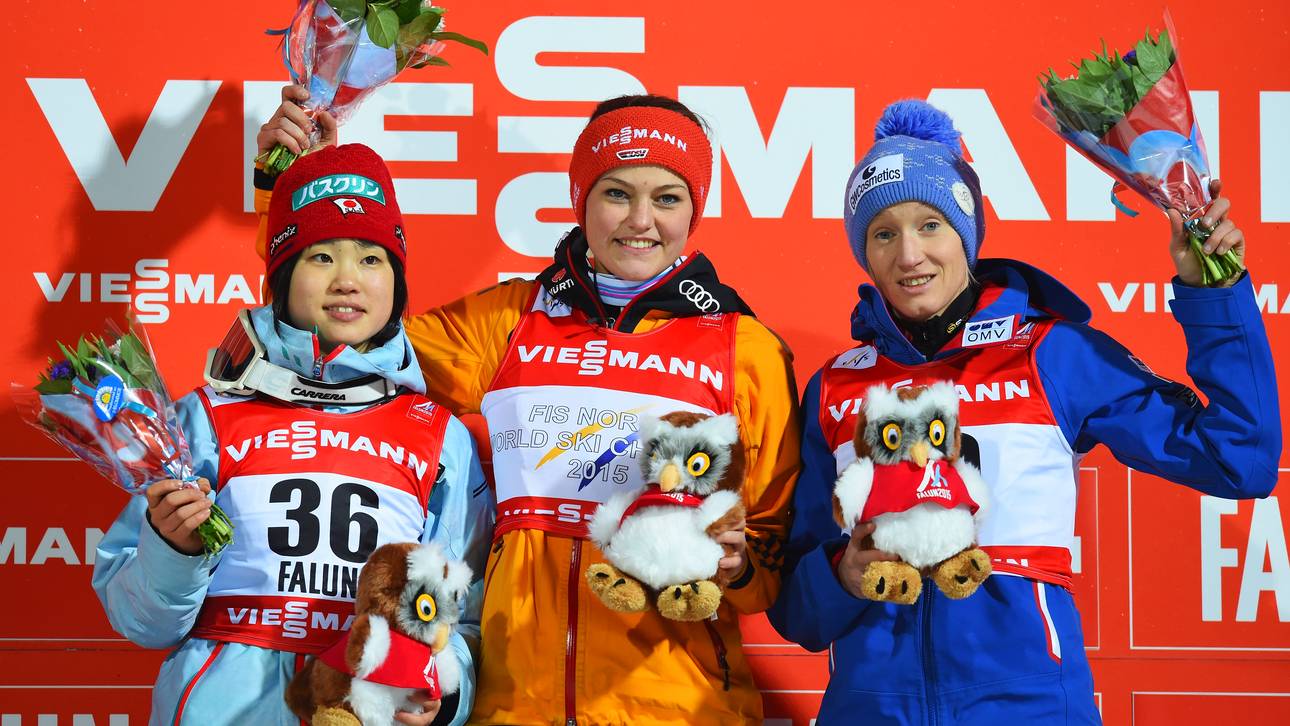 Carina Vogt  Yuki Ito Daniela Iraschko-Stolz