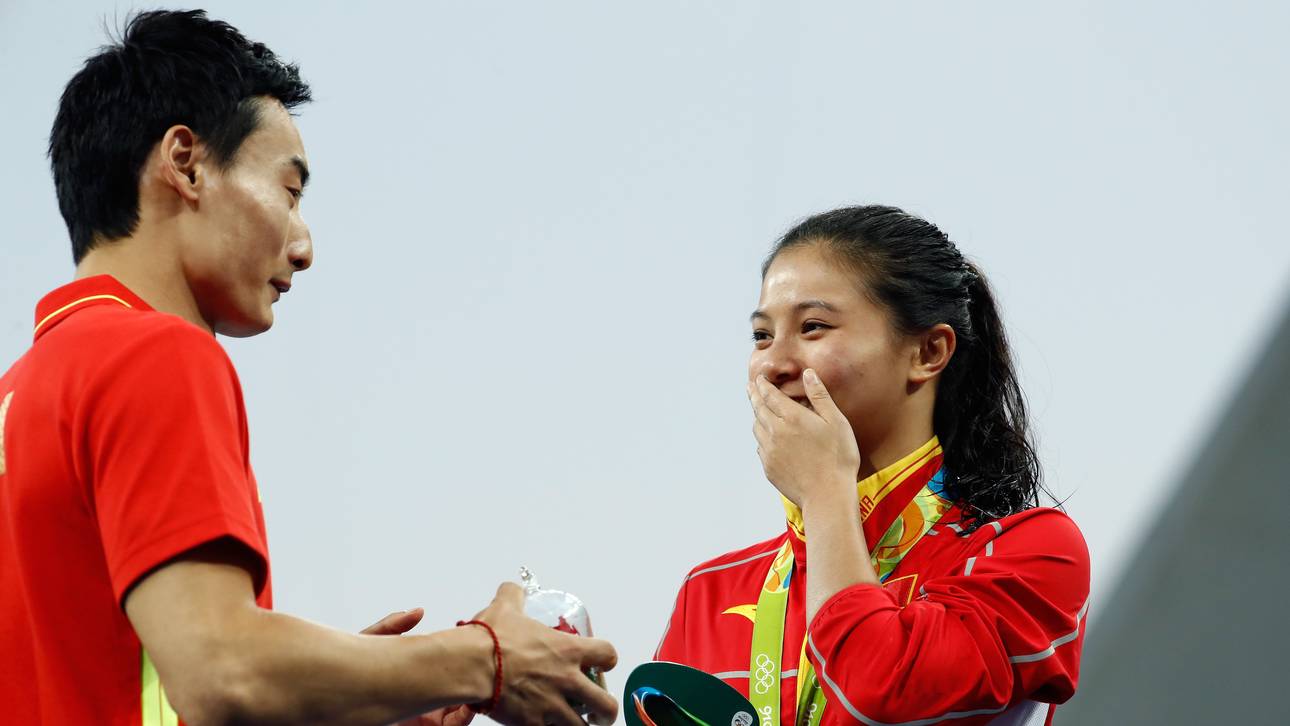 Heiratsantrag für Silber-Gewinnerin