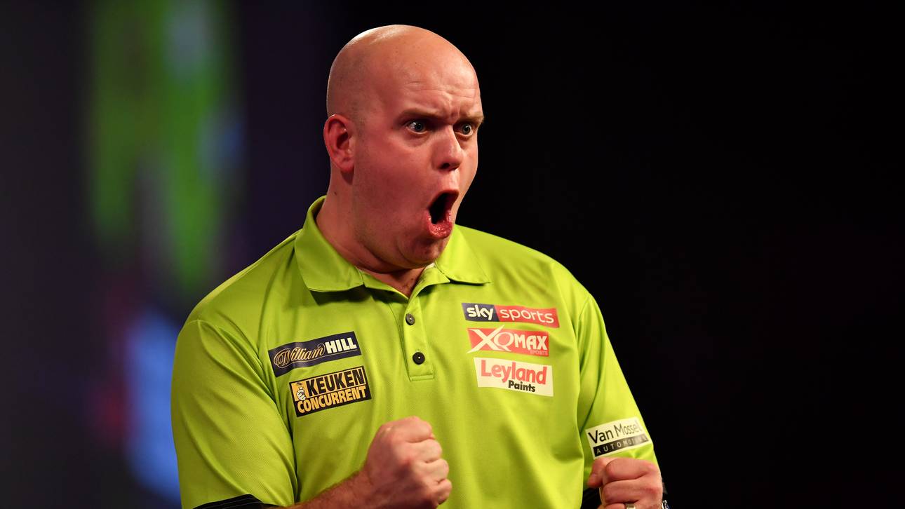 Van Gerwen siegt in Leverkusen