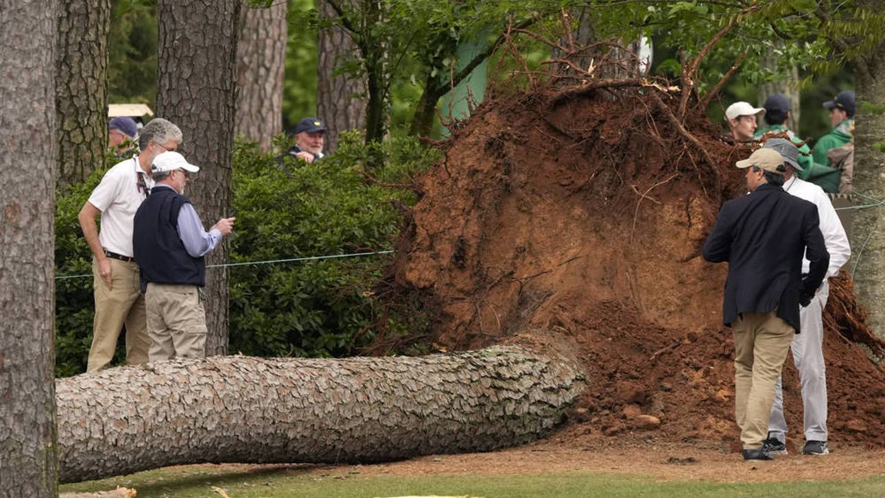 Dramatische Szenen bei Golf-Highlight