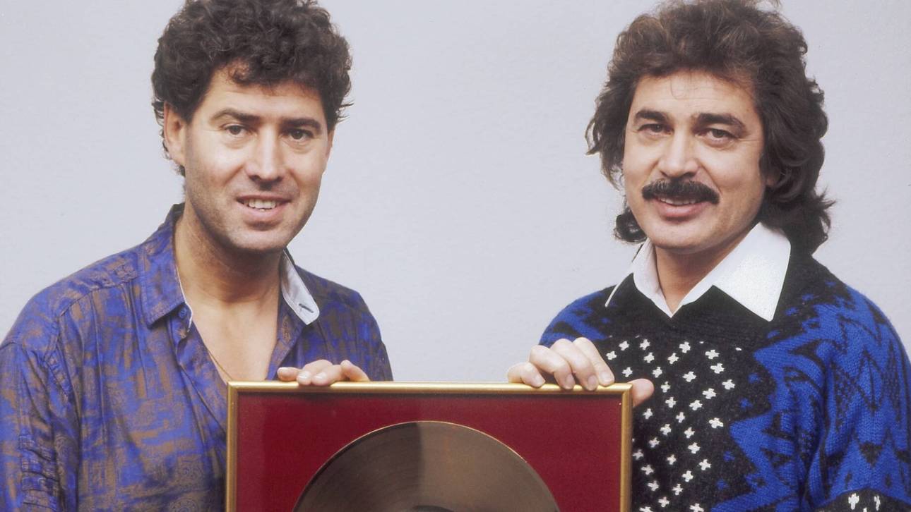 Jack White und Engelbert Humperdinck im Jahr 1987
