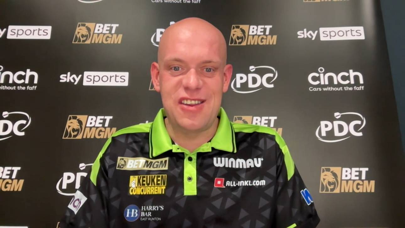 122 im Average! Van Gerwen reagiert auf Gala-Vorstellung gegen Schindler