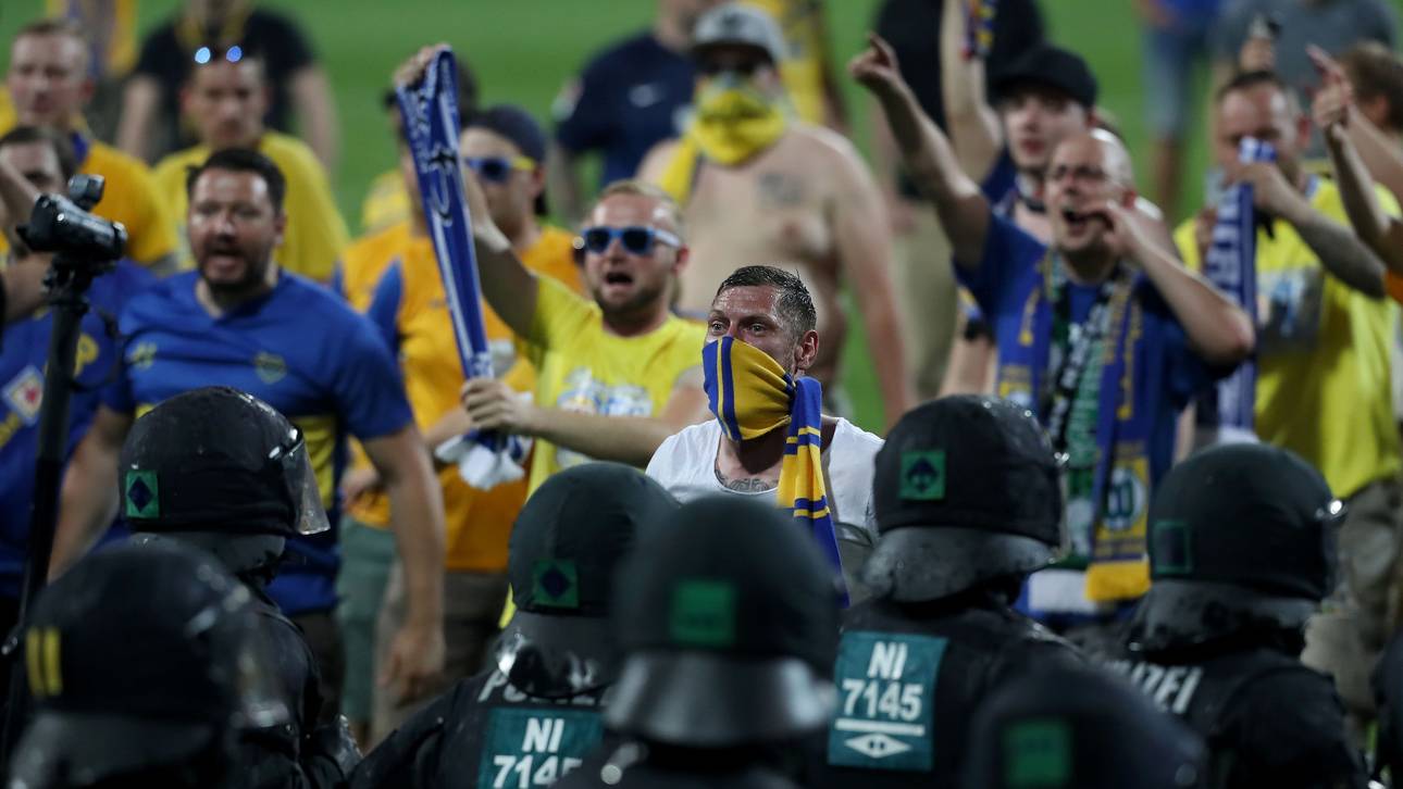 Eintracht verurteilt Fan-Randale