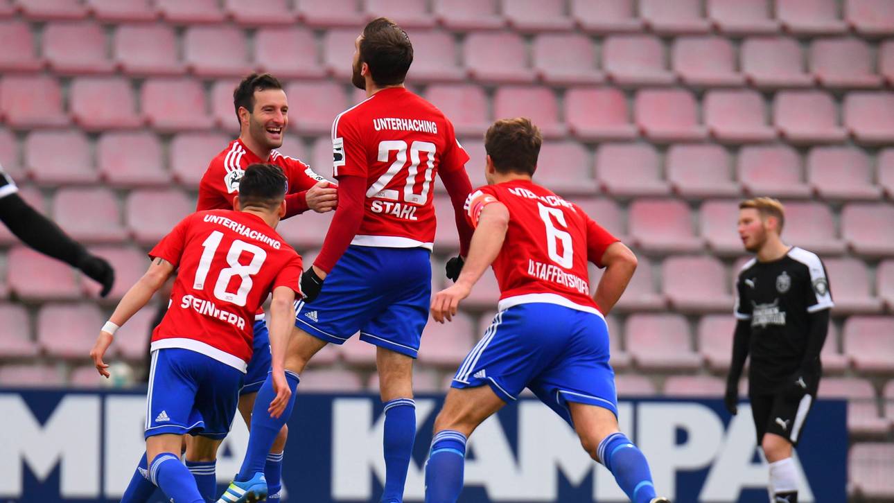 Unterhaching ringt Jena nieder