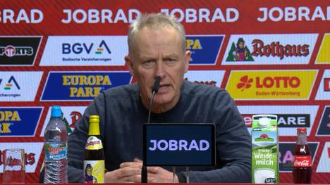 Angesprochen auf die Sperre von Manuel Gulde und die resultierende Lücke in der Innenverteidigung antwortet Freiburg-Trainer Christian Streich auf eine Humorvolle art. 