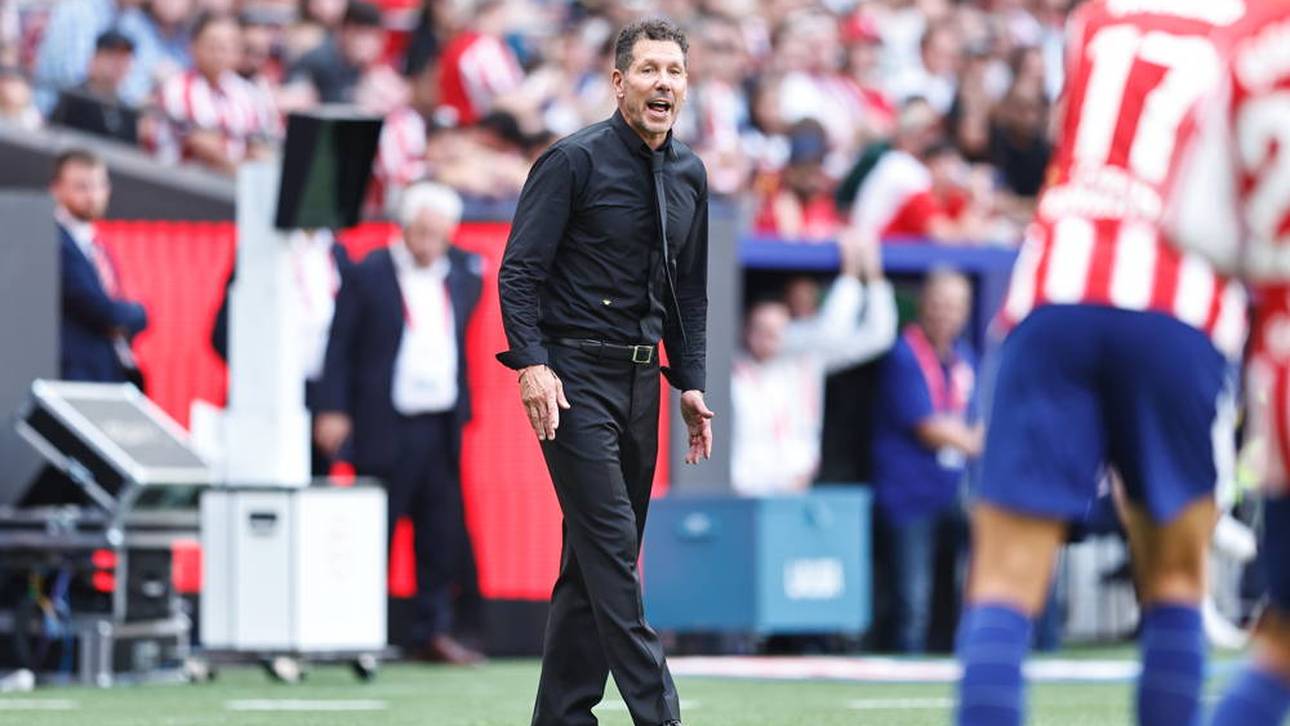 Diego Simeone muss die schwierige Situation bei Atlético moderieren
