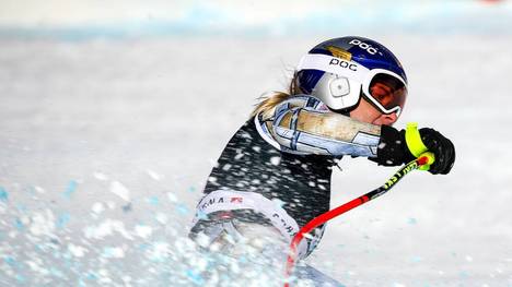 Ester Ledecka verlor in Crans Montana den Halt