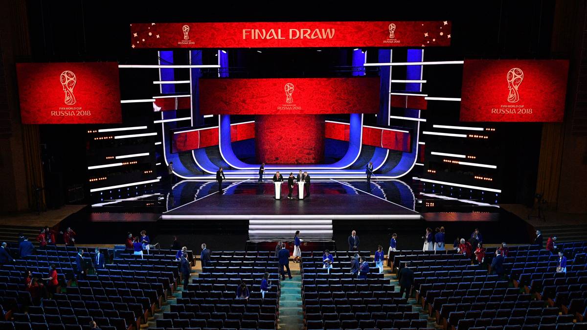 Freitag, 1. Dezember - die Auslosung zur Gruppenphase der WM 2018 steigt in Moskau. . SPORT1 zeigt die besten Bilder