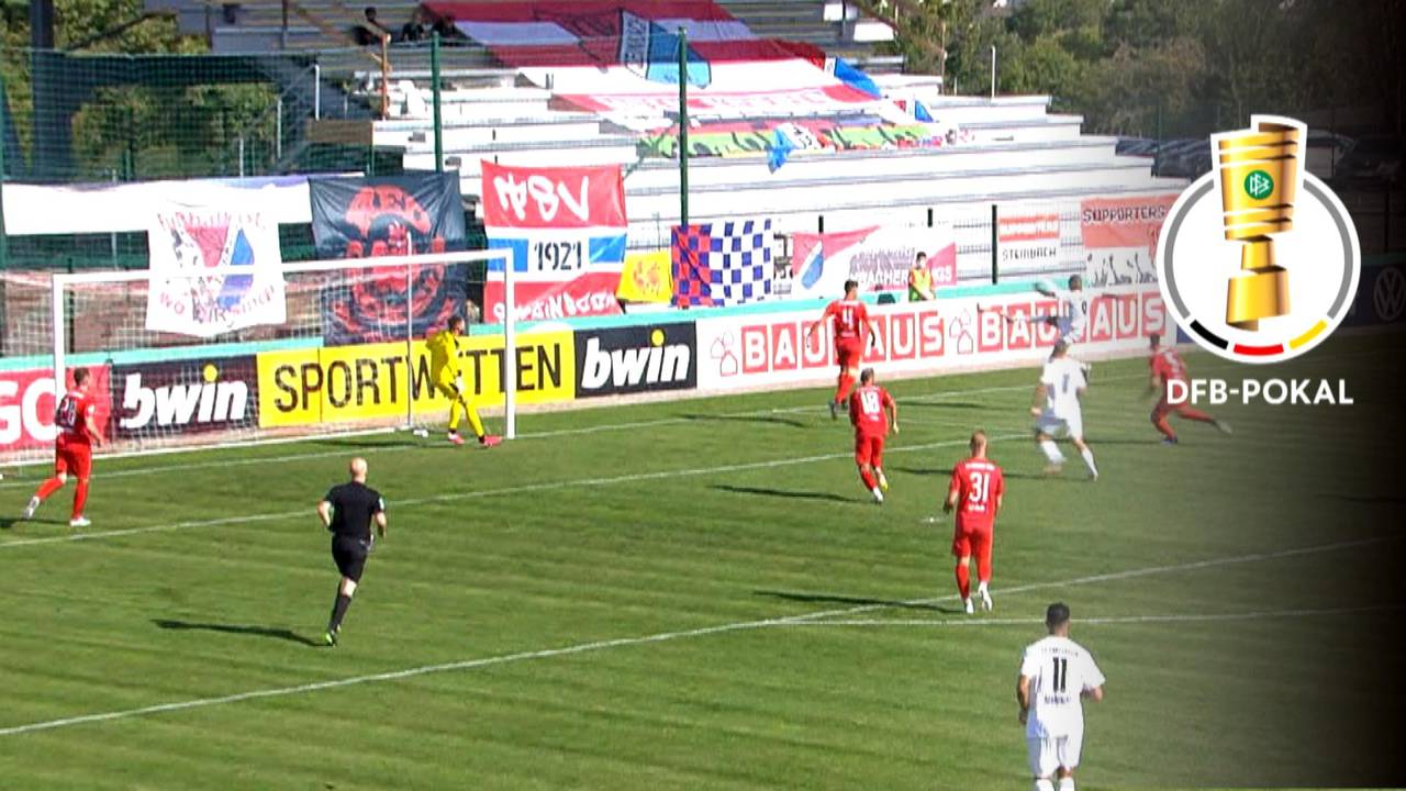 Steinbach Haiger - SV Sandhausen (1:2): Tore & Highlights | DFB-Pokal, 1. Runde