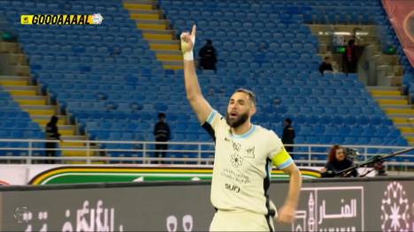 Karim Benzema ist ganz der alte. Beim 4:0 Erfolg von Al-Ittihad gegen Al Kholood glänzte der Franzose mit einem Lupenreinen Hattrick. 