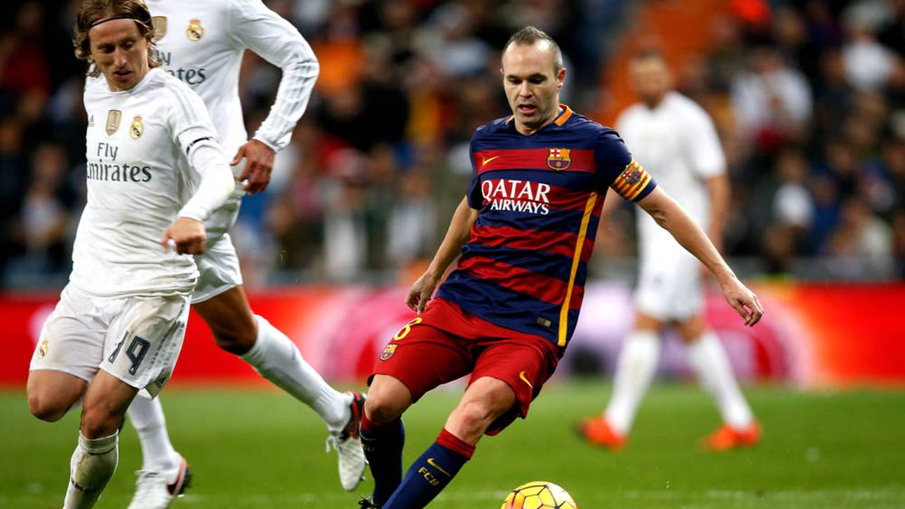Andrés Iniesta erhielt als Barca-Spieler im Estadio Bernabéu bei Real Madrid Standing Ovations