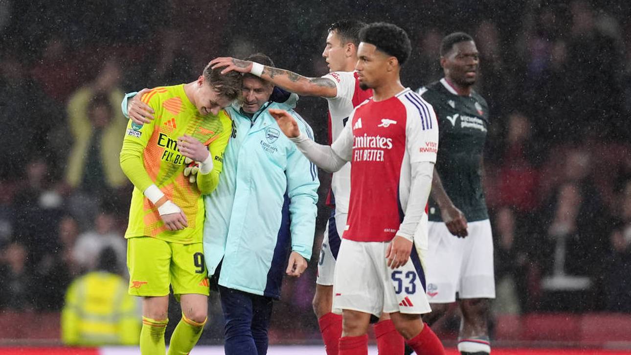 Erfolgreicher Abend für die beiden Arsenal-Talente Jack Porter (li.) und Ethan Nwaneri (re.)