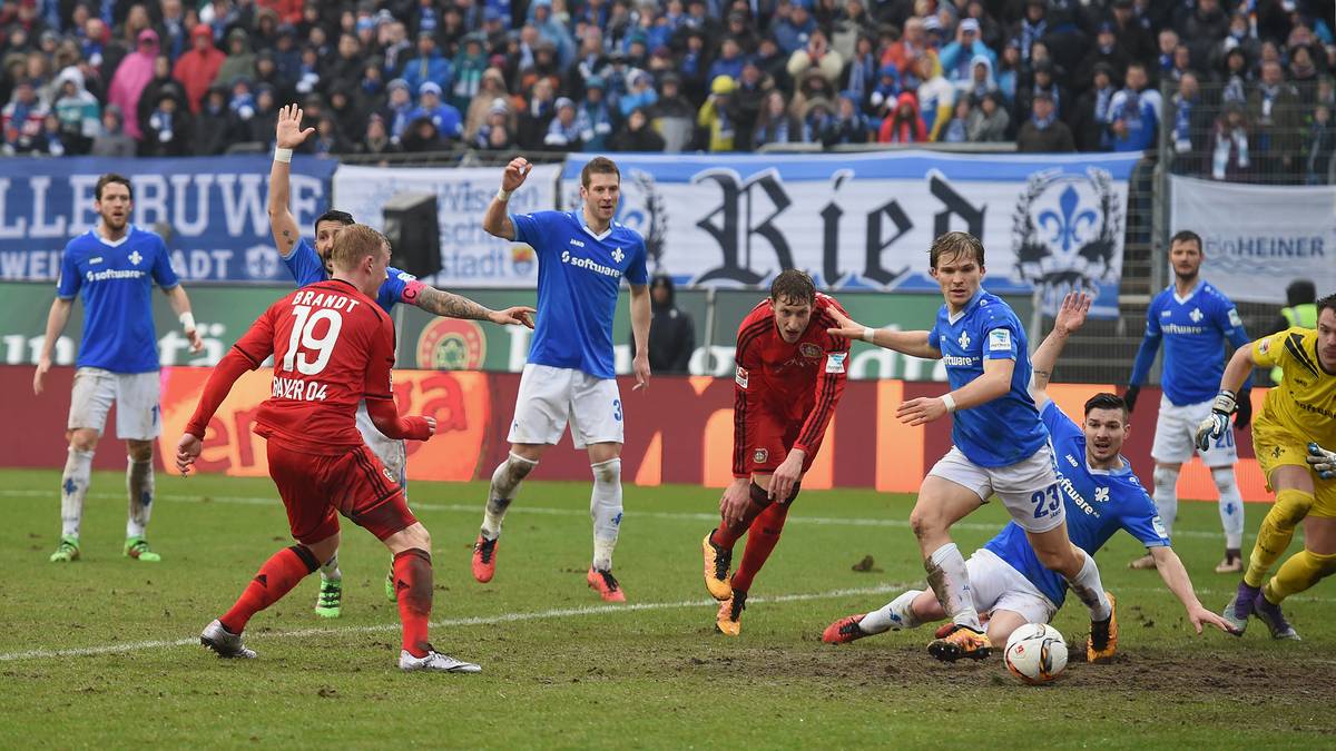 Leverkusen dreht die Partie noch, Julian Brandt gelingt das zweite Tor