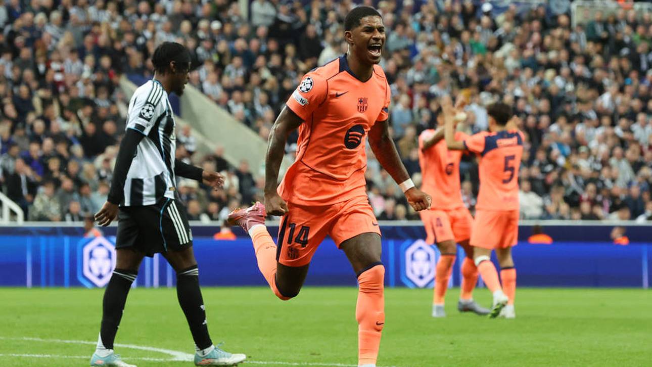 Marcus Rashford bejubelte seine ersten Tore für den FC Barcelona