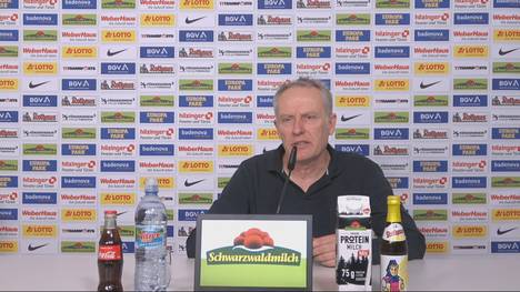 Freiburg-Coach Christian Streich äußert sich nach einer Reporter-Frage zum Thema Morddrohungen in den sozialen Medien und lässt dabei tief blicken. 