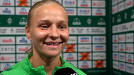 Isabella Jaron, die erst in diesem Sommer an die Weser gewechselt ist, wird für die Frauen des SV Werder Bremen zur Derby-Heldin gegen den HSV. 