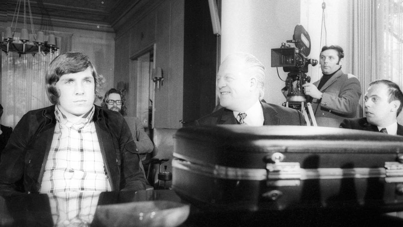 Klaus Fischer beim Berufungsverfahren des DFB