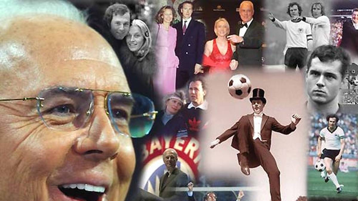 In der Öffentlichkeit heißt er "Kaiser" oder "Lichtgestalt". Am Samstag feiert Franz Beckenbauer seinen 65. Geburtstag. SPORT1 blickt anlässlich seines Ehrentages auf das schillernde Leben des Münchners zurück