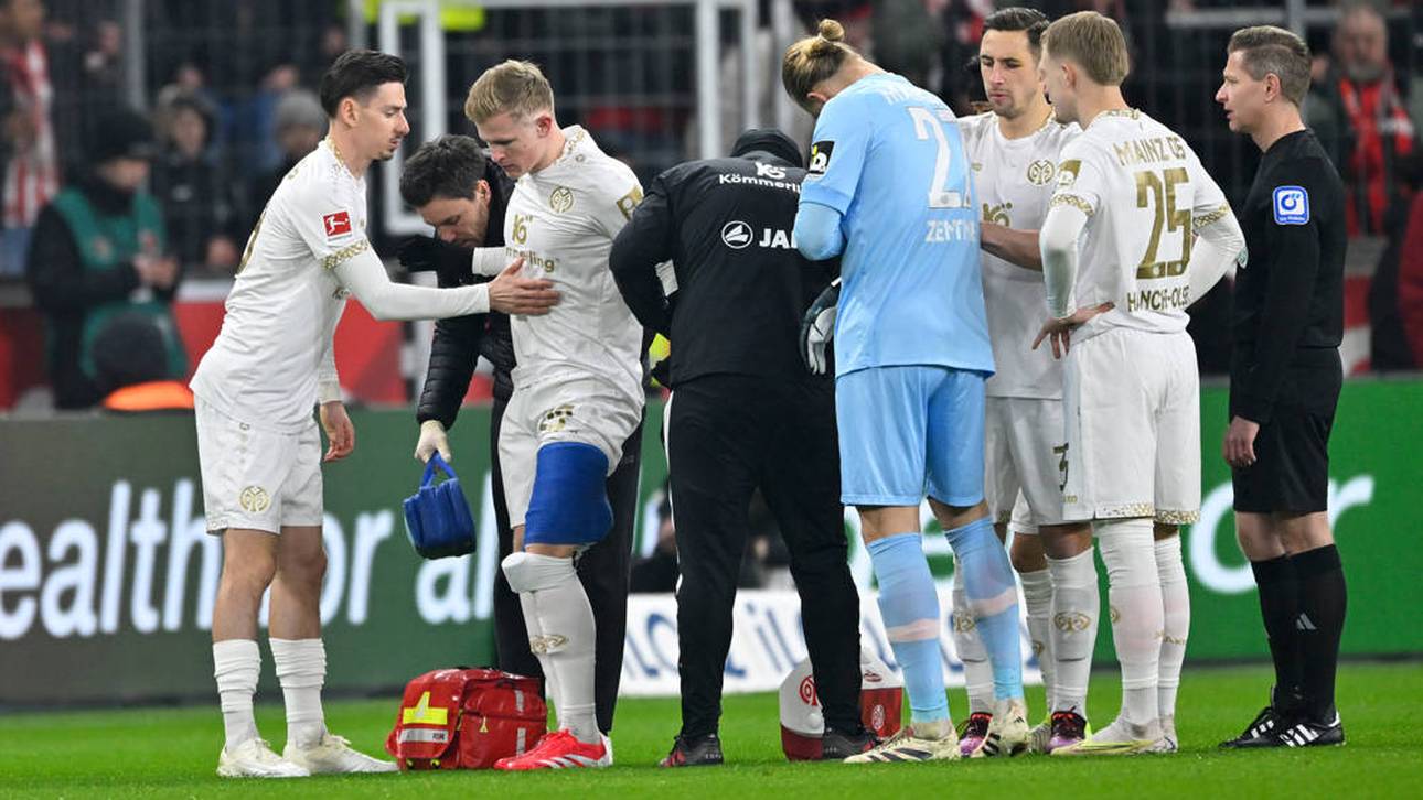 Jonathan Burkardt musste gegen Bayer Leverkusen verletzungsbedingt ausgewechselt werden