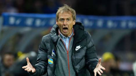Jürgen Klinsmann wartet noch auf seinen ersten Sieg als Hertha-Trainer