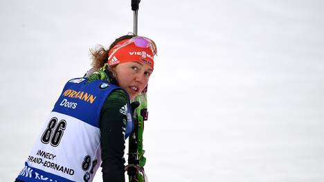 Laura Dahlmeier liegt im Gesamt-Weltcup derzeit auf Platz neun