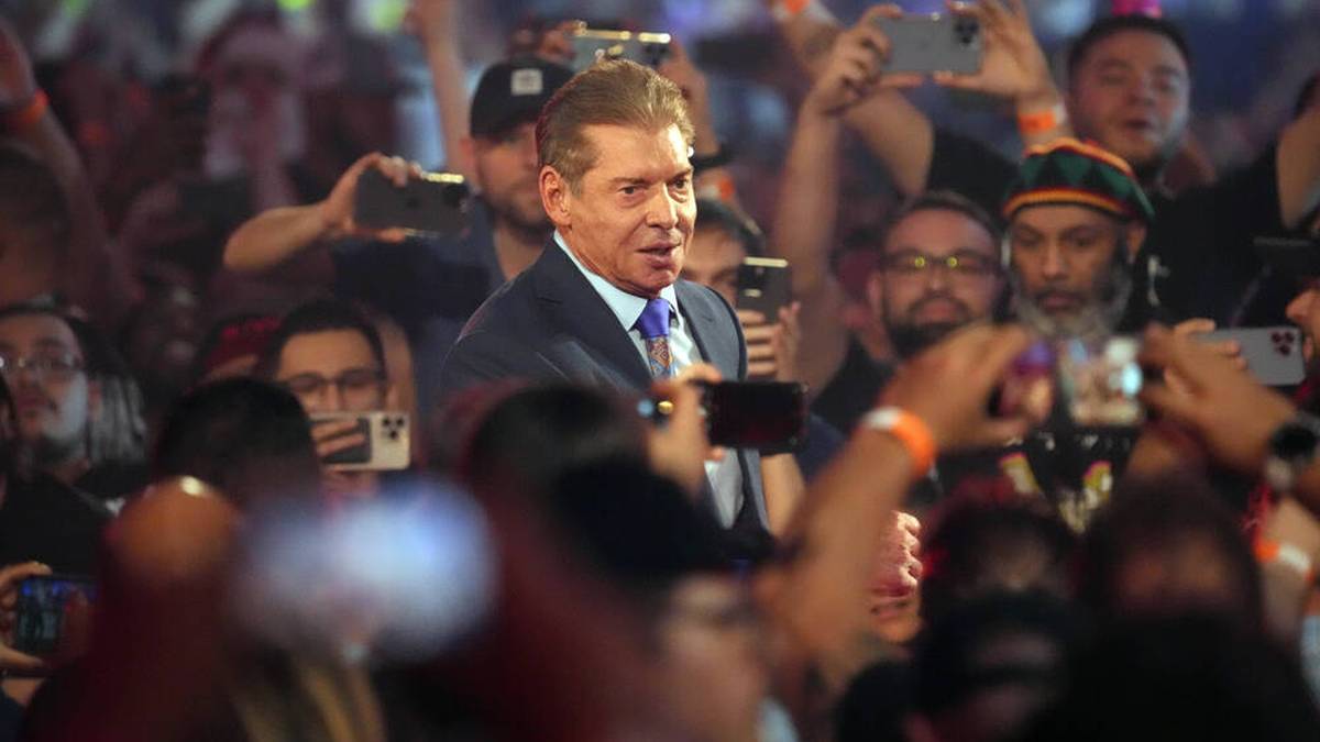 Vince McMahon bei WrestleMania 38 im vergangenen Jahr