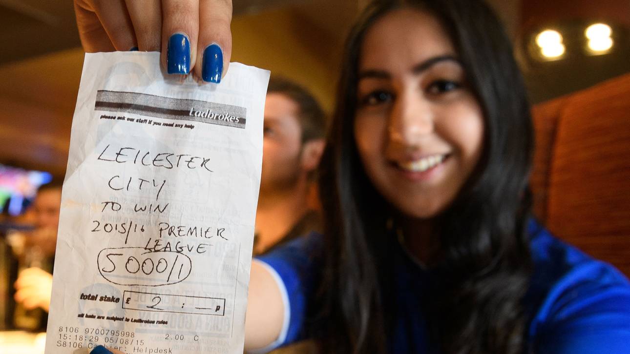 Reich dank Leicester-Tippfehler