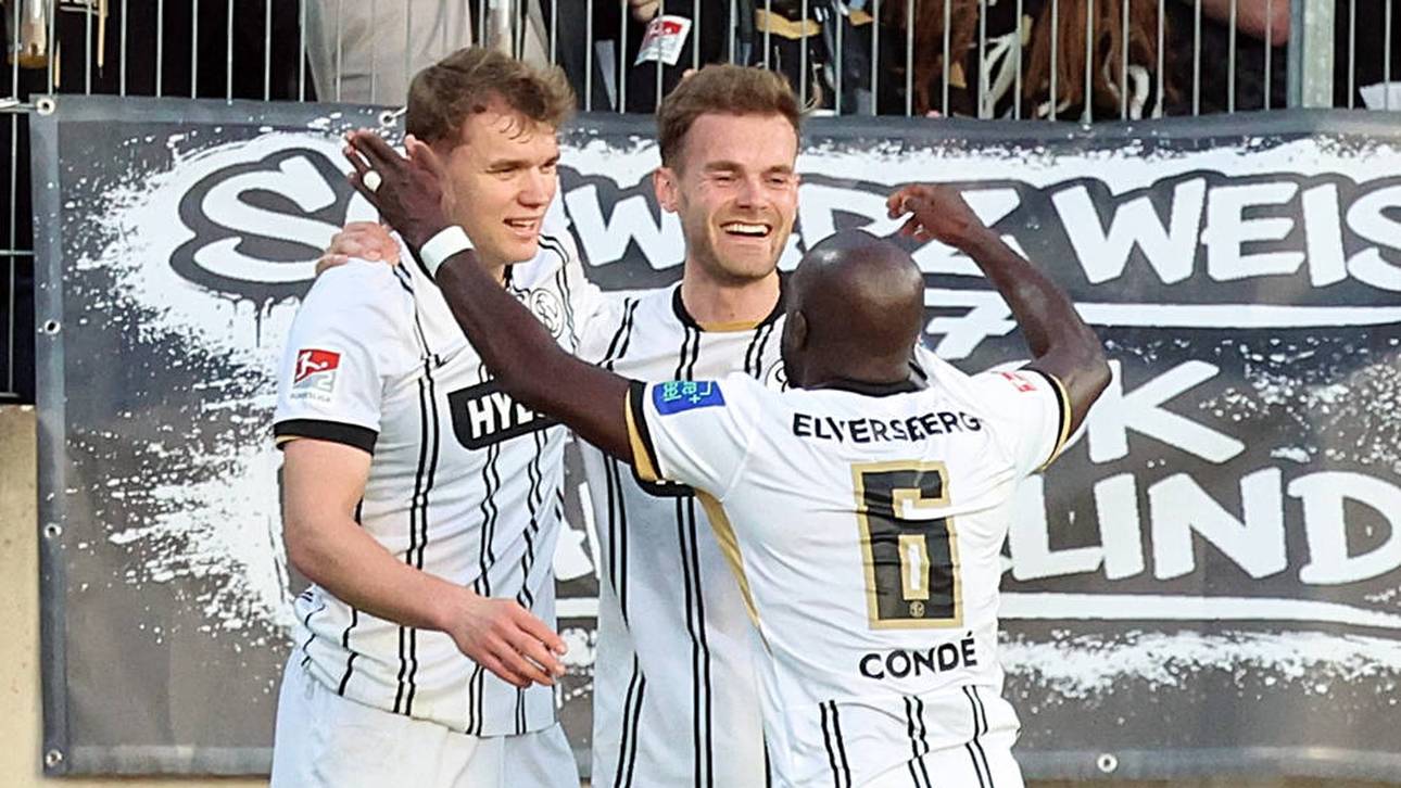 Elversberg hat weiter beste Chancen auf den Aufstieg 